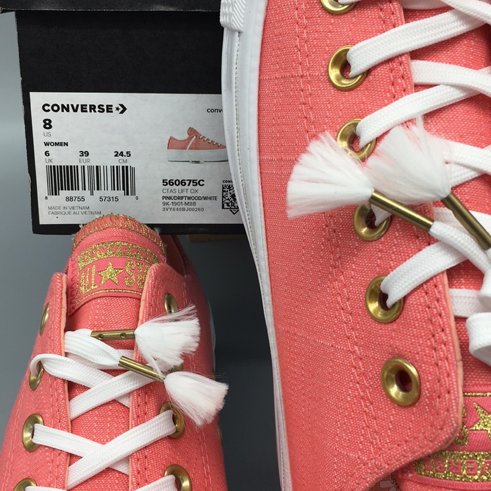 Converse CTAS LIFT OX pink/driftwood/white ••• - Picture 5 of 8